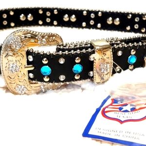 West Star Texas Belt Genuine Leather Size 22-25" new with tags